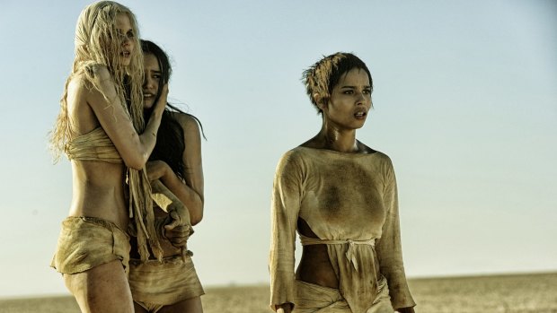 Zoe Kravitz, pictured on the right, starred in Mad Max: Fury Road.
