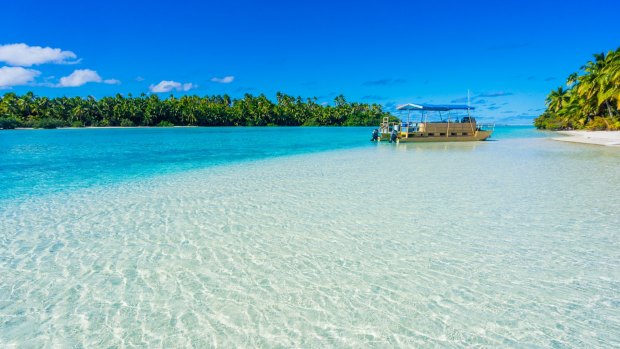 One Foot Island in Aitutaki's lagoon has been voted world's best beach.