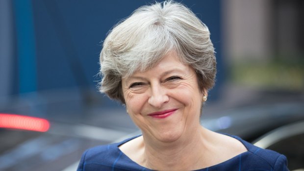 Putting on a brave face: UK Prime Minister Theresa May