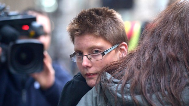 Georgia Fields leaves the Supreme court after getting bail in June.