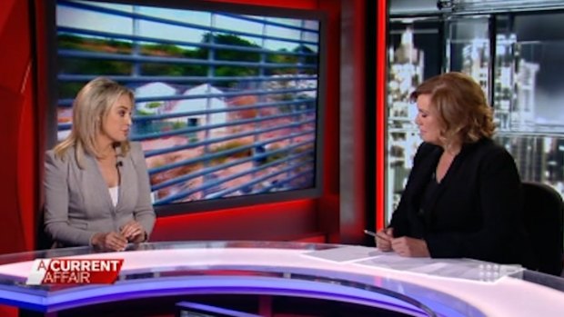 A Current Affair reporter Caroline Marcus talks about her visit with host Tracy Grimshaw.