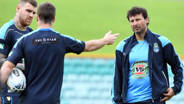 Fresh approach: Blues coach Laurie Daley.