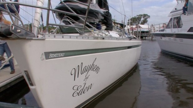 Cocaine seized: The yacht Mayhem of Eden. 