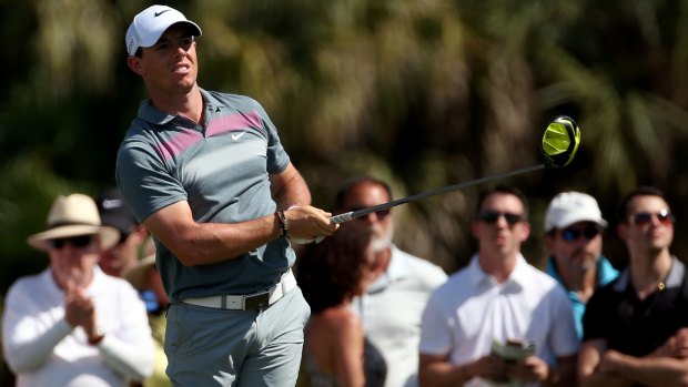 Out of sorts:  World No.1 Rory McIlroy.