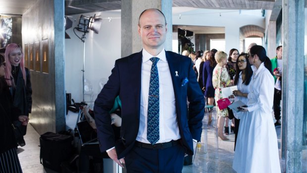 Myer boss Richard Umbers at the Myer spring 2017 fashion launch held in Coogee this week.
