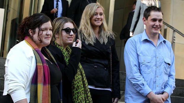 Royal commission witnesses: Kate Finn, India Spicer, Tash Dale and Jonathan Eyles.