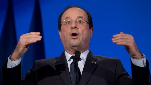 Change of tack: French President Francois Hollande has called for sanctions against Russia to be lifted.