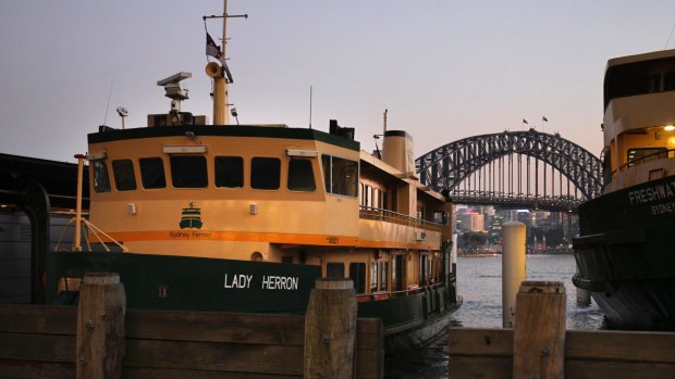 The Lady Herron is one of the two last Lady-class ferries in Sydney.