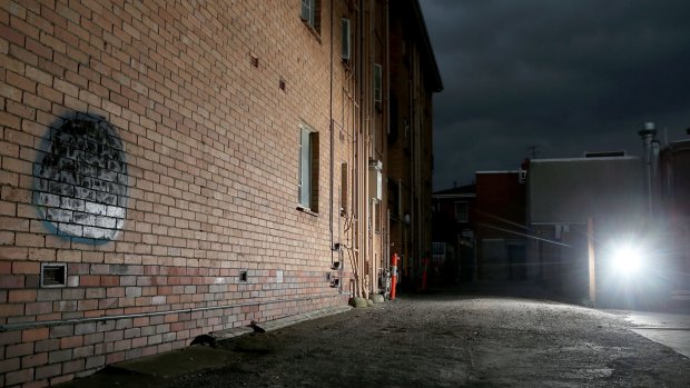 A laneway where Adrian Bayley took one of his victims in Balaclava.