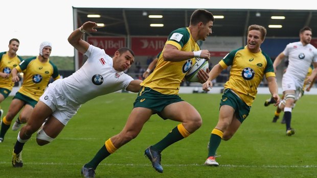 Jack Maddocks at the u-20 Rugby World Championships, Australia v England earlier this month.