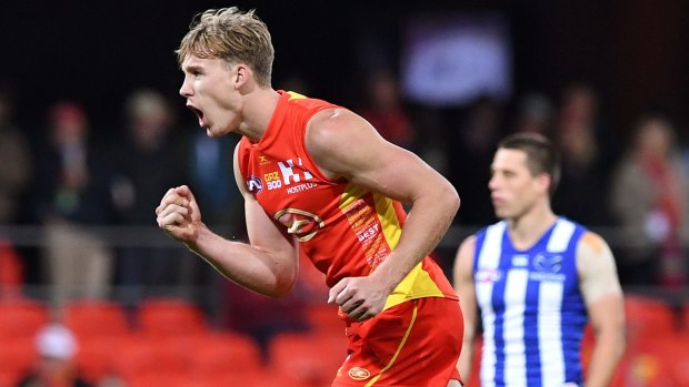 Tom Lynch had a solid but at times disapointing 2017 for Gold Coast - that won't stop big money interest from rival clubs.