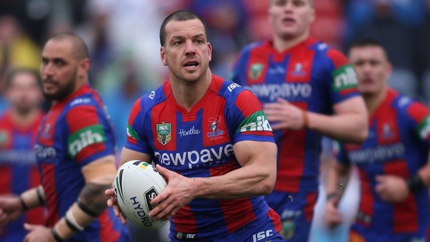 Prohibited substance: Jarrod Mullen of the Knights faces a four-year ban.