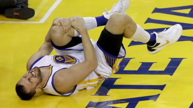 Sickener: Bogut's NBA finals series is over - and his Rio dream is in serious jeopardy.