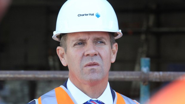 NSW Premier Mike Baird is facing a fight with unions over the new regulation.