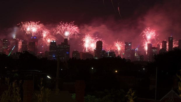 Melbourne New Year's Eve fireworks