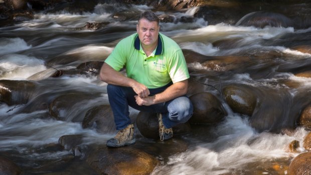 The local catchment management authority says Greg Salter's mini-hydro plant would impact on the waterway.