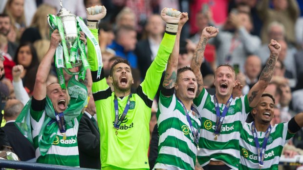 Cementing history: Celtic secure the Scottish Cup to cap off a historic season and the treble.