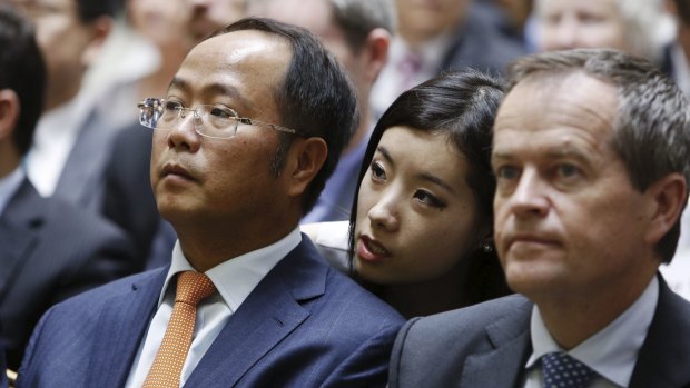 Huang Xiangmo and Bill Shorten.