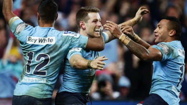 Ratings were down despite the Waratahs winning the Super Rugby title.