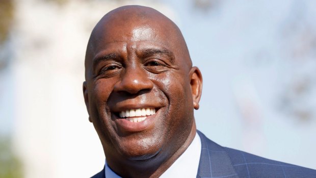 Magic Johnson is the Lakers new president of basketball operations.