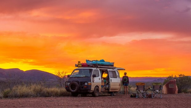 The West MacDonnell Ranges, Northern Territory.