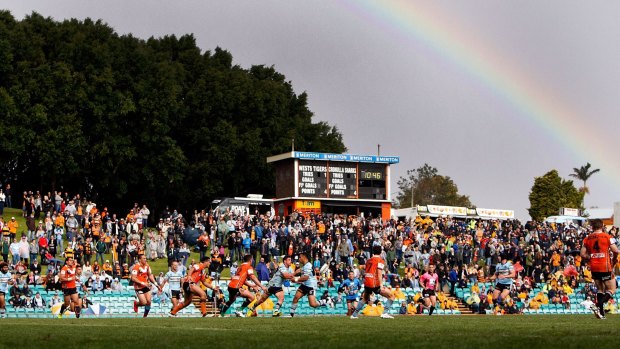 No gold at end of rainbow? West Tigers future at Leichhardt Oval is in doubt.