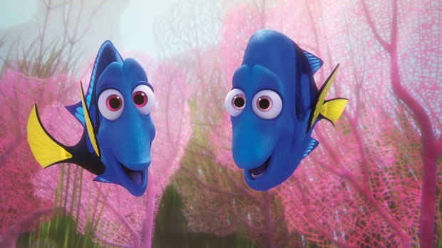 <i>Finding Dory</i>: Dory's parents voiced by Diane Keaton and Eugene Levy.
