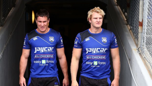 Nothing to fear: Canterbury pair  Josh Jackson and Aiden Tolman have welcomed the reduction of the interchange bench.