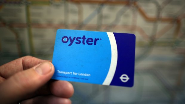 The Oyster card can be used on buses and on the tube.