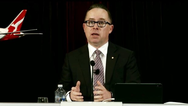 Qantas CEO Alan Joyce has been critical of border closures.