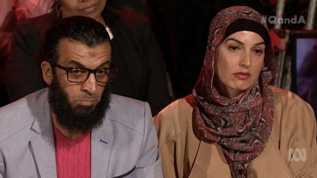 Khaled Elomar asked Ms Hanson if her views were driven by "hate, fear or ignorance?"