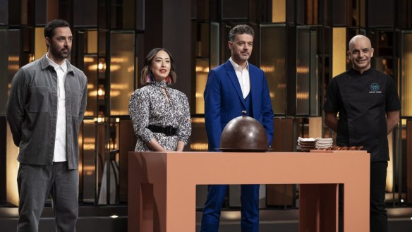 Adriano Zumbo (right), he of the infamous croquembouche, is back with another pressure test.