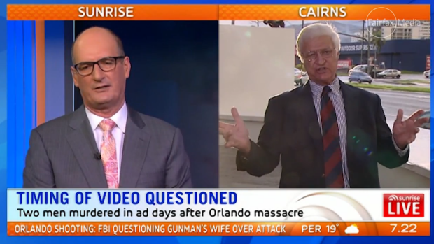 <i>Sunrise</i> host David Koch clashes with Bob Katter over his campaign ad.