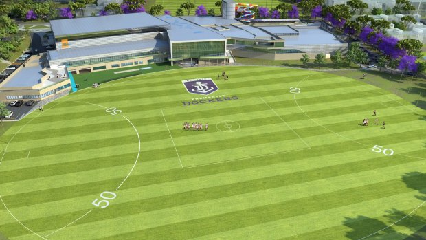 How the Dockers' proposed new grounds at Cockburn might look.