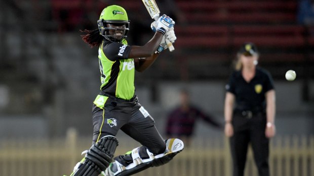 Destructive hitter: Stafanie Taylor is keen to improve her performance this summer.