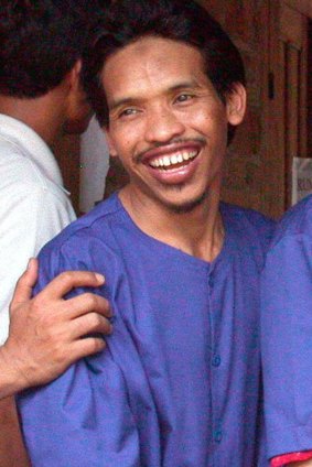 Executed by firing squad: Bali bomber Mukhlas at Batu. 