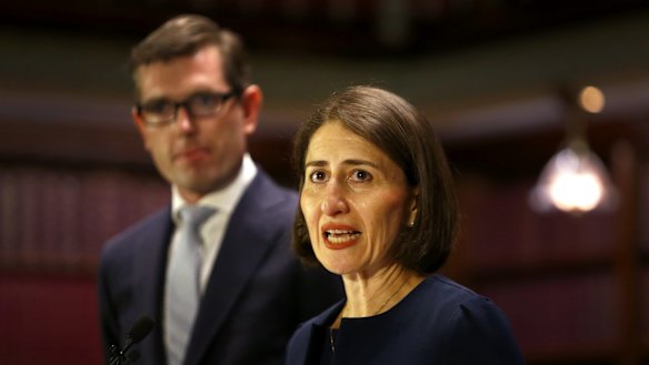 NSW Premier Gladys Berejiklian and Treasurer Dominic Perrottet.