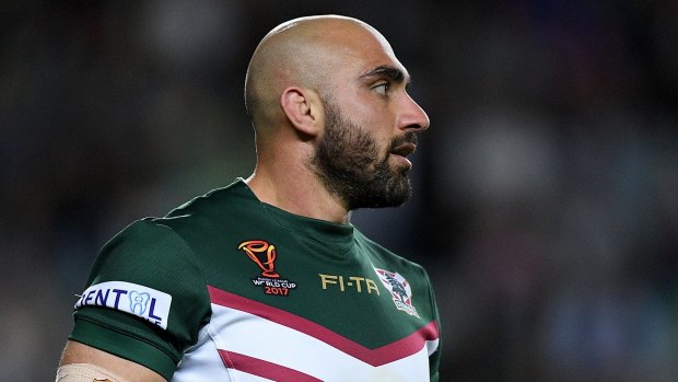 Support: Tim Mannah hopes Aaron Woods escapes a ban. 