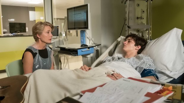 Emma Thompson and Fionn Whitehead in The Children Act.