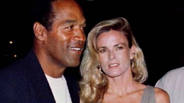 OJ Simpson with Nicole Brown in March 1994, just months before her murder.