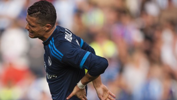 Cristiano Ronaldo missed a penalty in his team's draw with Malaga.