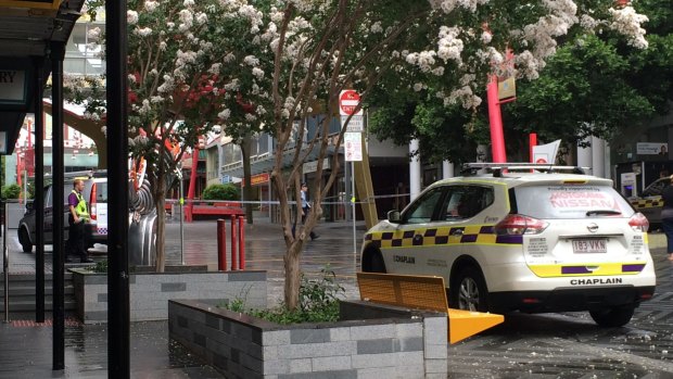 Police closed Duncan St early on Sunday morning to investigate an assault in the Chinatown Mall, Fortitude Valley.