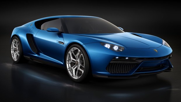 Muted and hobbled: The hybrid Lamborghini Asterion.