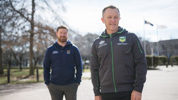 Fact-finding mission: Ashley Synnott of the AIS and former NRL referee Steve Clark are heading to the US to present to a major conference about the AIS scholarship program for officials. 

