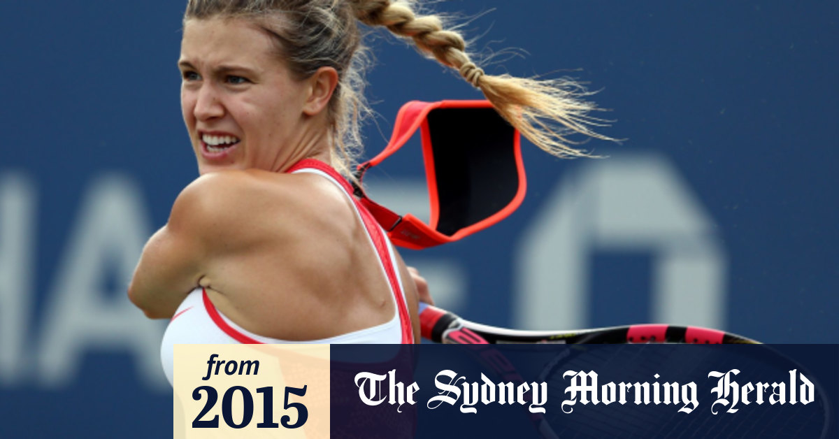 US Open 2015: Eugenie Bouchard's freak injury ends Nick ...