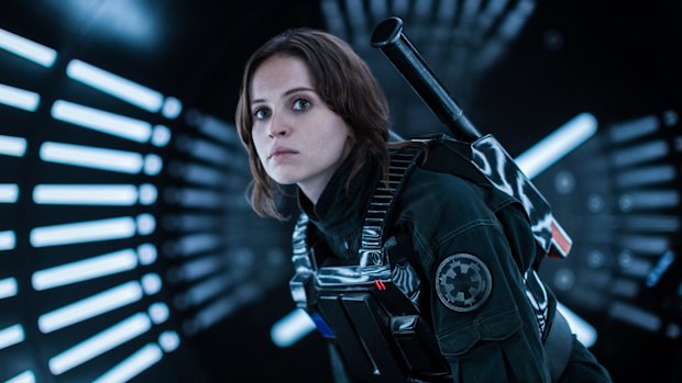 Felicity Jones portrays Jyn Erso in <i>Rogue One: A Star Wars Story</i>.