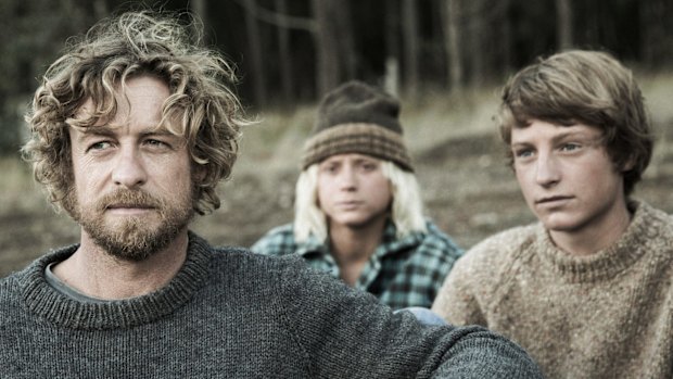 Simon Baker, Samson Coulter and Ben Spence in <i>Breath</i>.