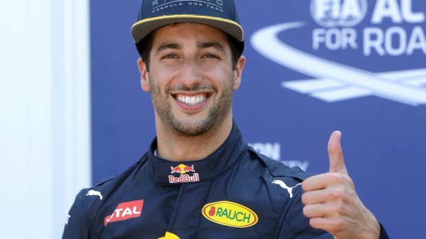 Moving on: Daniel Ricciardo is putting his Monaco disappointment behind him and looking forward to Montreal.