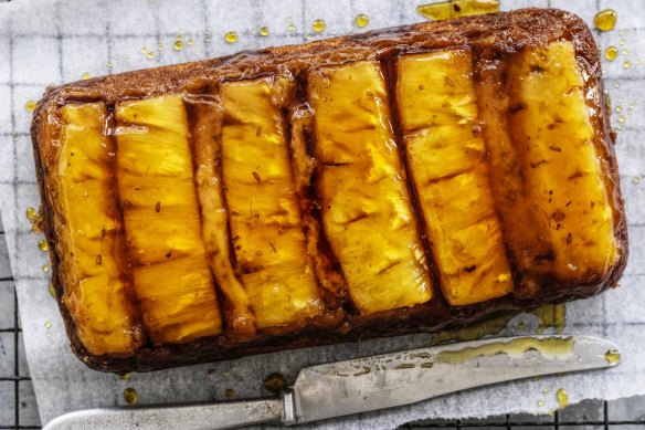 A new take on pineapple upside-down cake.