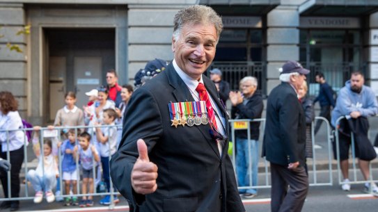 Anzac Day March , Sydney. 25th April 2021. Photo: Edwina Pickles / SMH